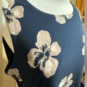 Tommy Hilfiger Women’s Dress - navy and beige formal wear - size 10